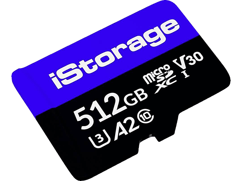 ISTORAGE microSD-Karte 512 GB, iStorage, datashur SD, Mehrfarbig