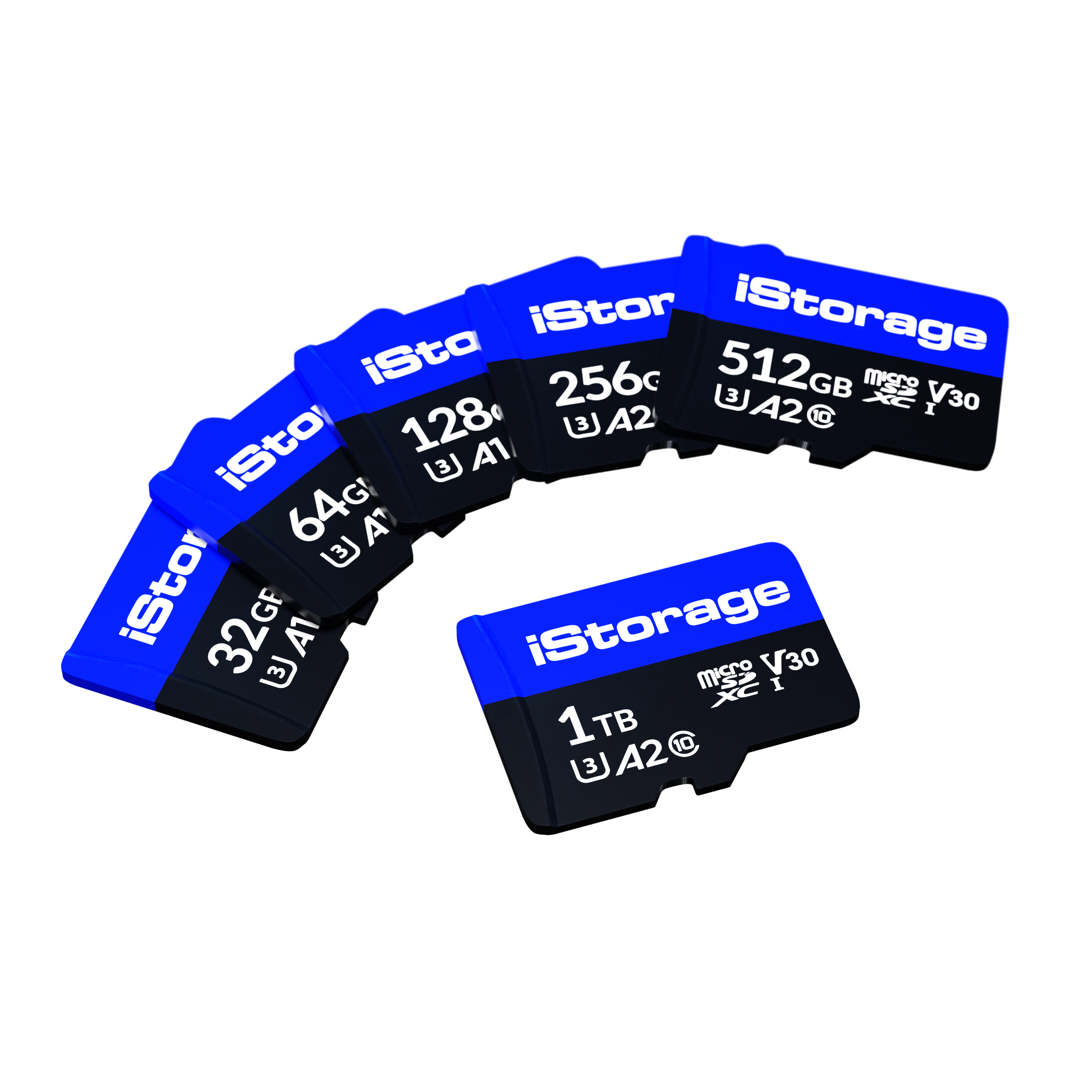 iStorage, SD, ISTORAGE microSD-Karte 64 datashur Mehrfarbig GB,