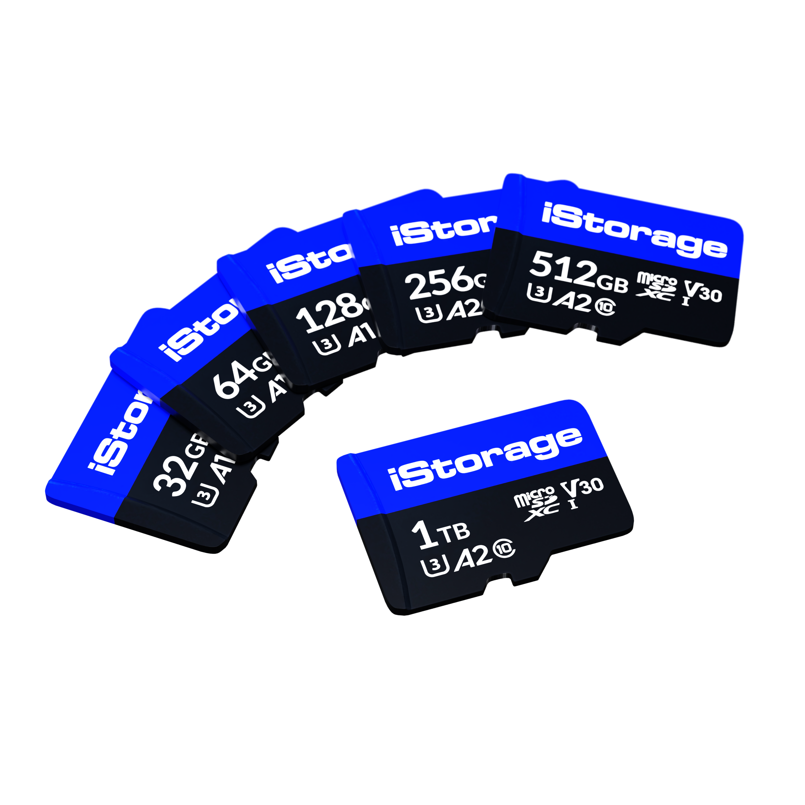 ISTORAGE microSD-Karte 512 GB, iStorage, datashur SD, Mehrfarbig