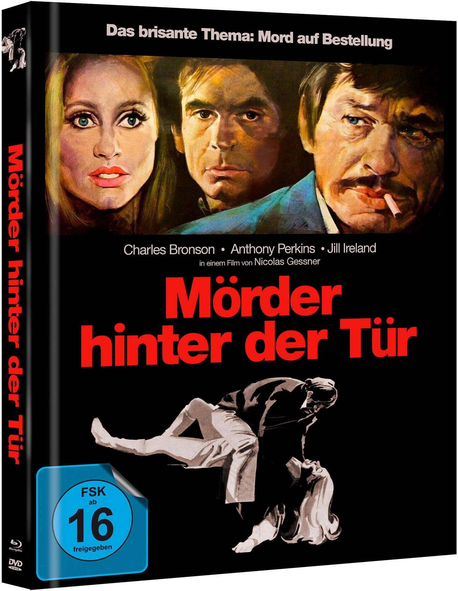 DVD-Hülle, Filmplakat mit drei Gesichtern und einem kämpfenden Mann. Deutscher Titel.