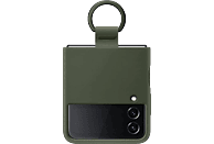 Funda - Samsung, Para Galaxy Z Flip4, De silicona con anillo, Plegable, Caqui
