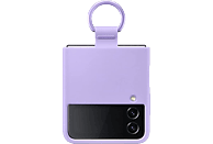 Funda - Samsung, Para Galaxy Z Flip4, De silicona con anillo, Plegable, Lavanda