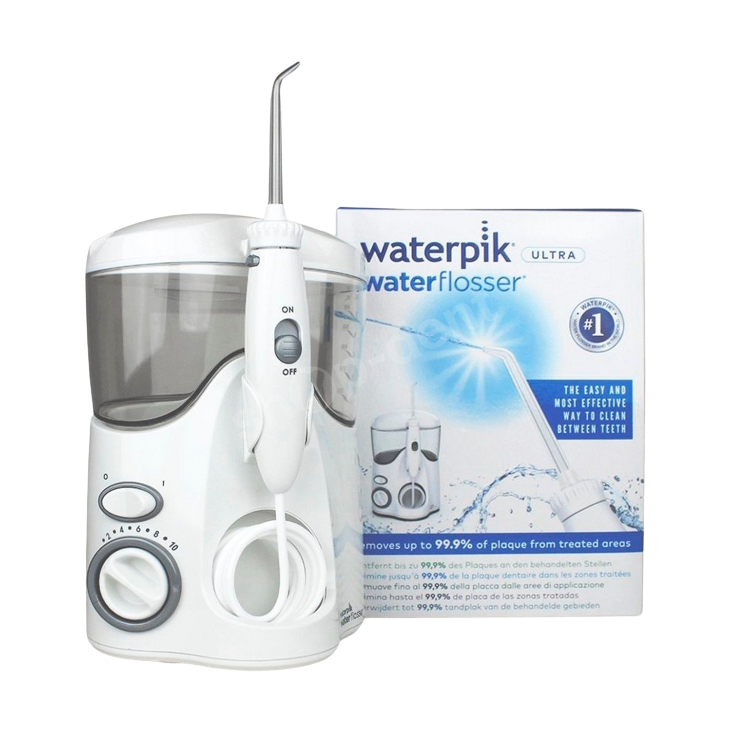 Irrigador dental - Waterpik Ultra WP-100 10 ajustes de presión Rotación 360 º Ideal implantes