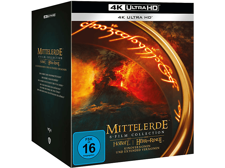 Mittelerde 6Film Collection [4K Ultra HD Bluray] online kaufen