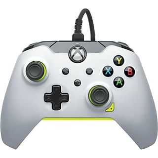 PDP Wired Controller - Electric White, Gamepad für Xbox Series X|S, Xbox One, PC