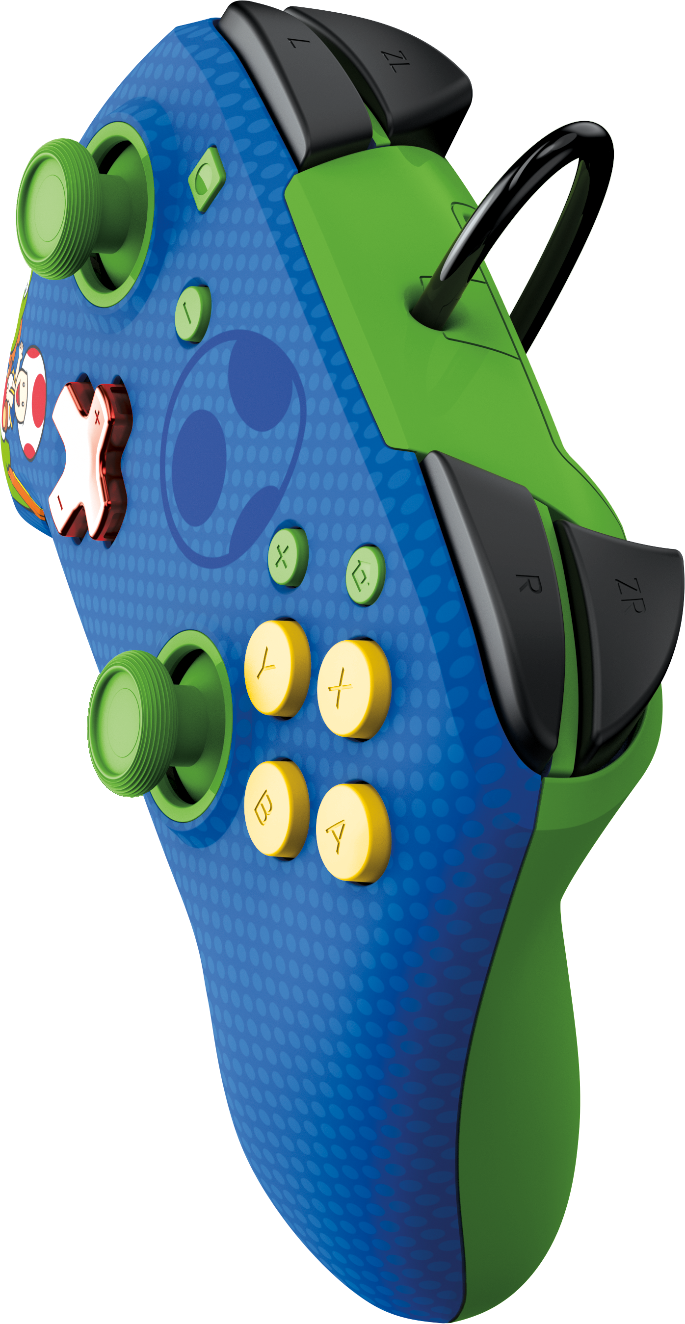 LLC OLED PDP Switch, Nintendo Controller REMATCH Toad & für Blau/Grün Switch Nintendo Kabelgebundener Yoshi
