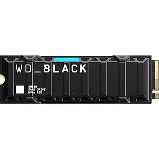 Disco duro SSD interno 1TB - WD_Black SN850 NVMe SSD para consolas PS5™, Con licencia oficial, 7000MB/s, Negro