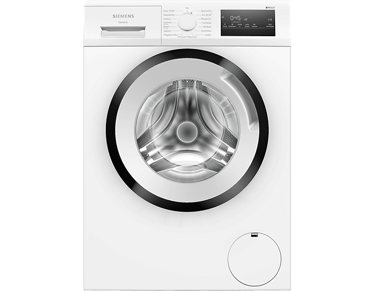 kg, Waschmaschine MediaMarkt SIEMENS WM14N123 Waschmaschine (7 B) | U/Min., 1354 iQ300
