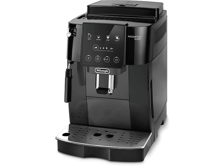 DELONGHI Magnifica Start ECAM220.21.BG - 4 Kaffeespezialitäten, Direktwahltasten, einfache Bedienung, Kaffeevollautomat Schwarz/Grau