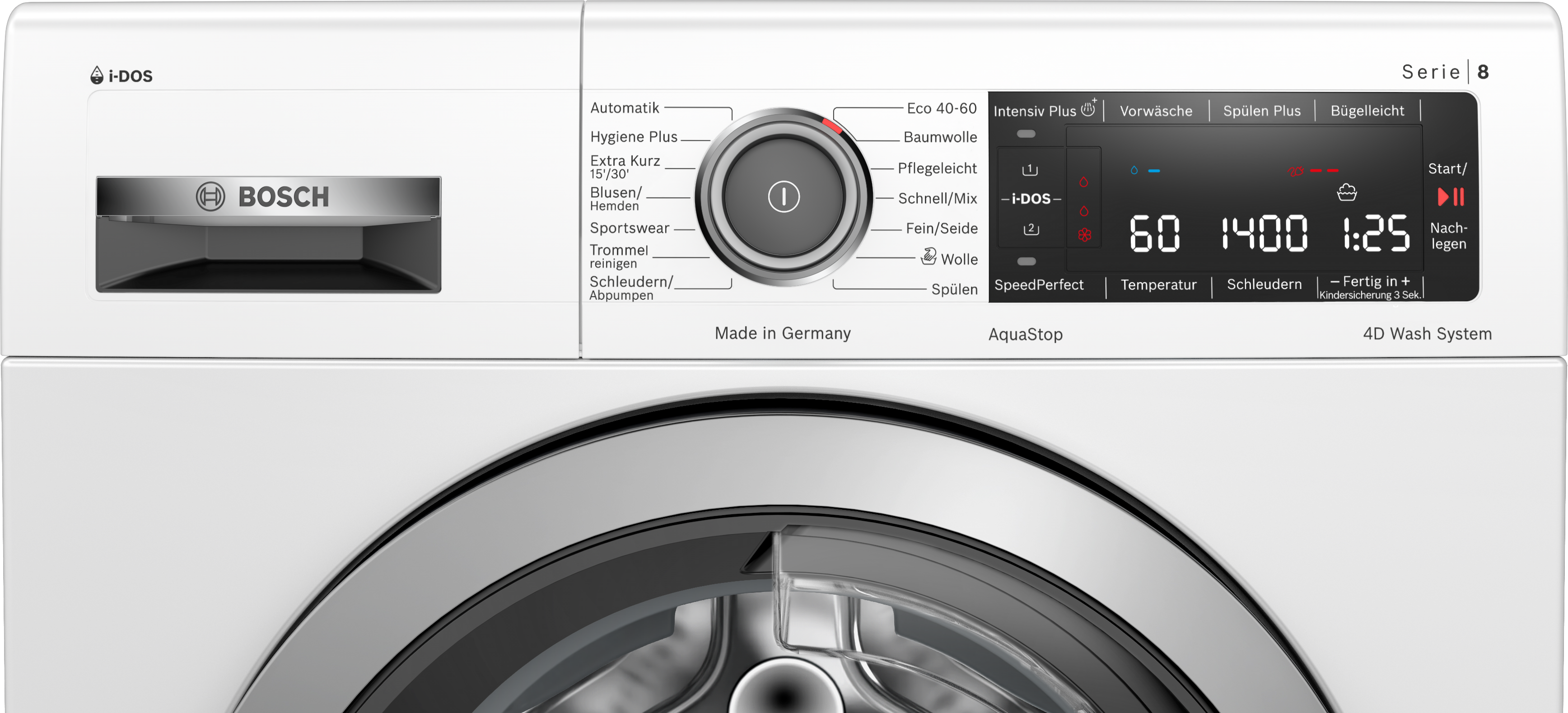 BOSCH WAV28K44 Waschmaschine (9 kg, 1400 U/Min., A)