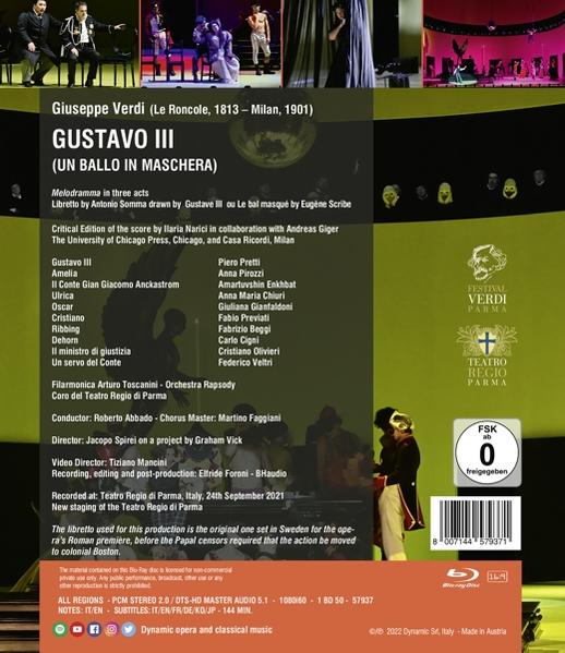 (Blu-ray) Pretti/abbado Toscanini III GUSTAVO - Arturo - Roberto/filarmonica