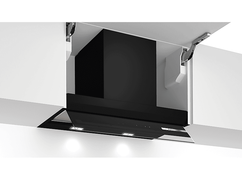 REACONDICIONADO Seminuevo Muy bueno Campana grupo filtrante - Bosch DBB67AM60, Integrable, 4 potencias, 460 m³/h, Negro