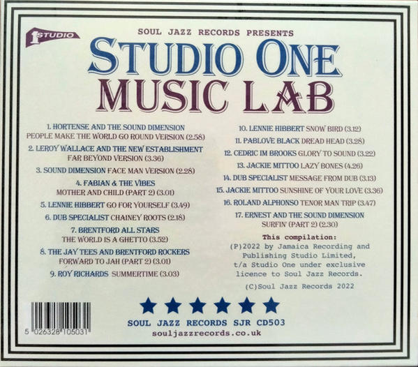 VARIOUS - Studio One Music Lab  - (CD)