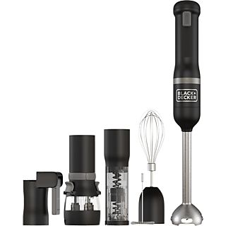 BLACK+DECKER BCKM1016KSB - Set frullatore a immersione senza fili (Nero)