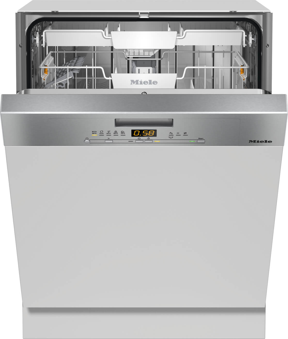 MIELE G 5215 SCi XXL Active Plus C Enerji Sınıfı 14 Programlı 14 Kişilik Yarı Ankastre Bulaşık Makinesi Gri