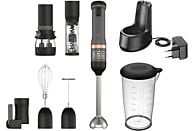 BLACK+DECKER BCKM1016KSG - Set frullatore a immersione senza fili (Nero/grigio)