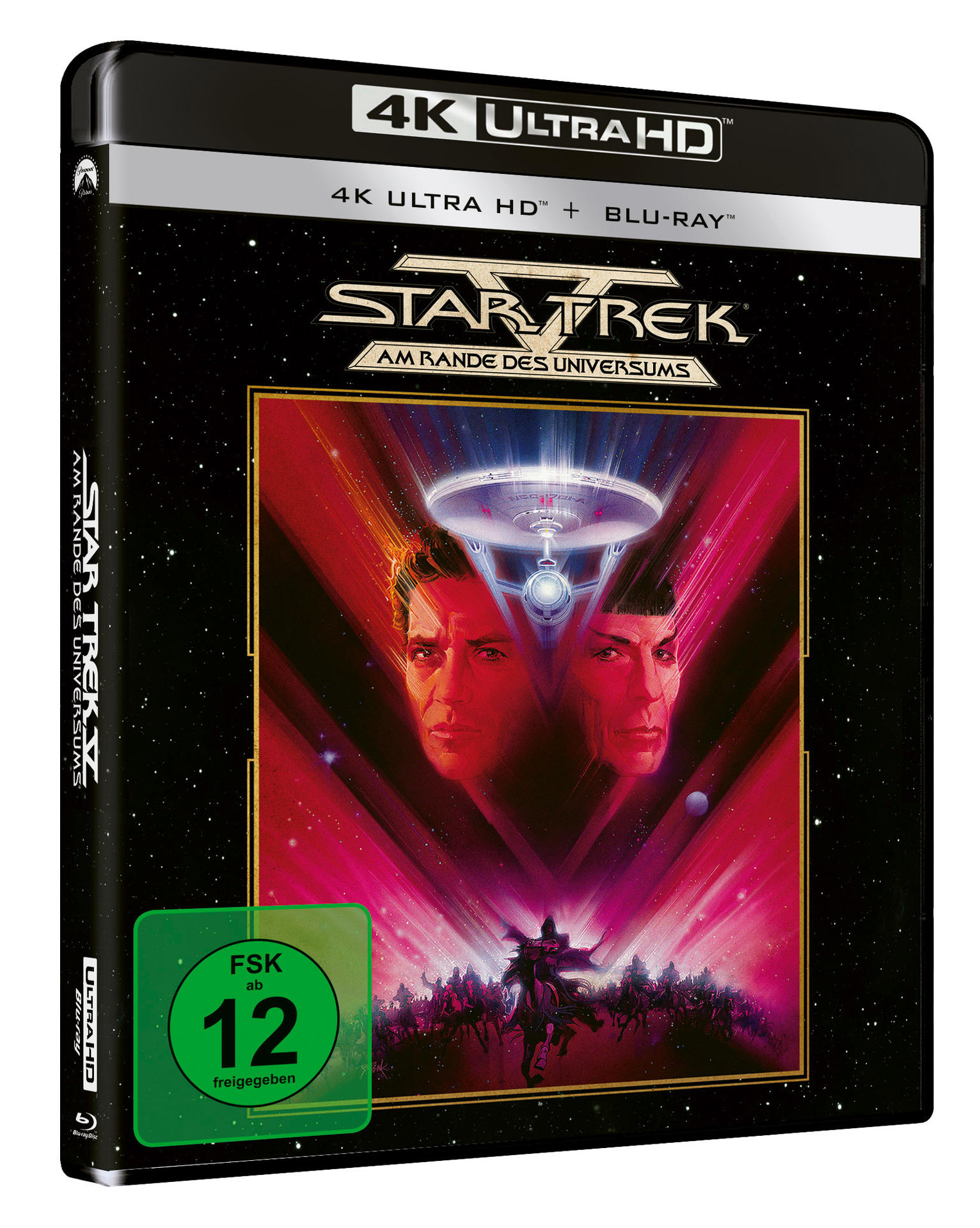 Eine 4K Ultra HD Blu-ray des Films Star Trek: Am Rande des Universums.