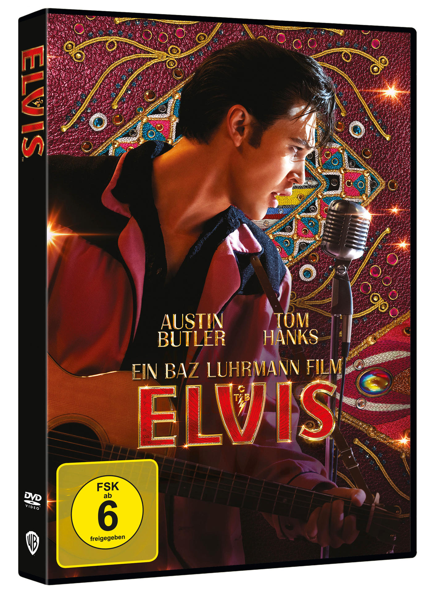 DVD-Cover des Elvis-Films mit Austin Butler und Tom Hanks.