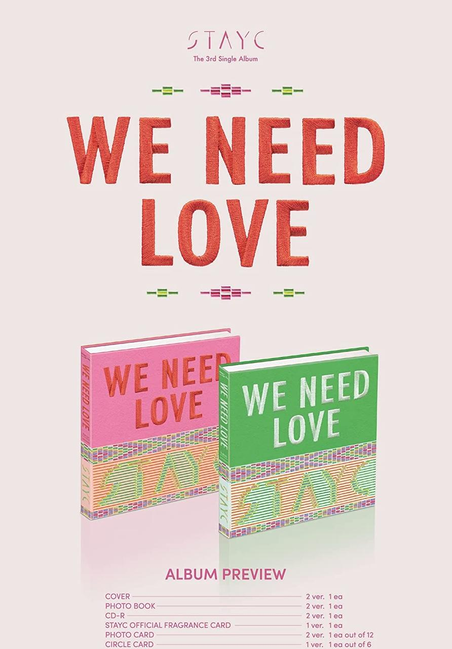 Stayc - We need love (Photobook)  - (CD + Buch)