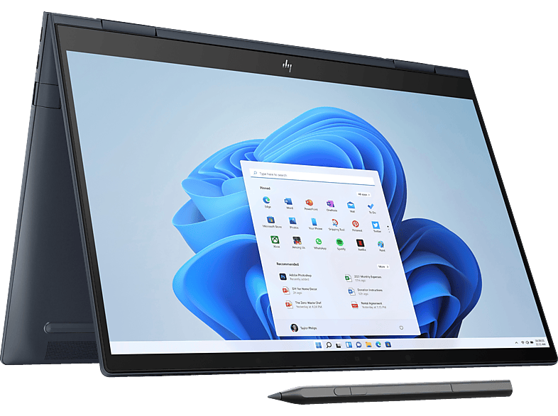 Display, Zoll Intel® Core™ 13-bf0377ng, ENVY Grafik, 512 Convertible 13,3 SSD, i7 16 Intel RAM, GB mit Iris Prozessor, x360 Xe HP Blau GB