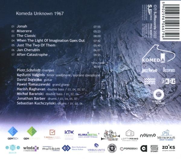 Piotr Sextett Schmidt - Komeda Unknown 1967  - (CD)