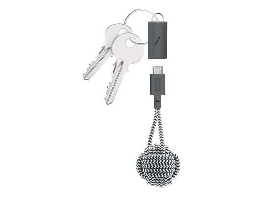 NATIVE UNION Key - Câble USB-C vers Lightning avec porte-clés (zébré)