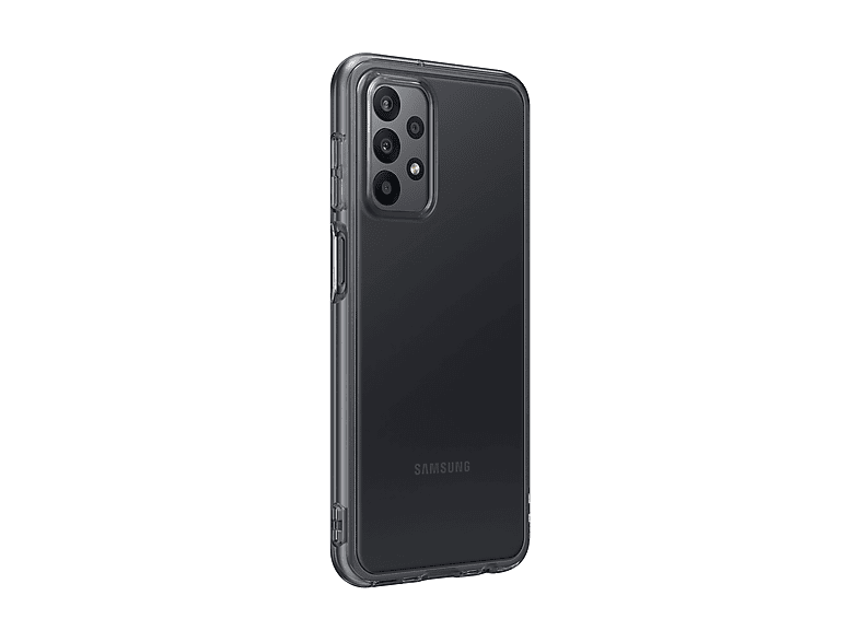 SAMSUNG EF-QA235TBEGWW Soft Clear, Backcover, Samsung, Galaxy A23, Black