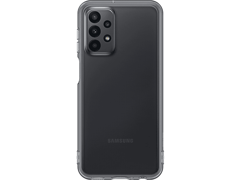 SAMSUNG EF-QA235TBEGWW Soft Clear, Backcover, Samsung, Galaxy A23, Black