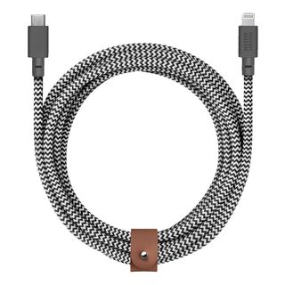 NATIVE UNION Belt - Câble USB-C vers Lightning (Zebra)