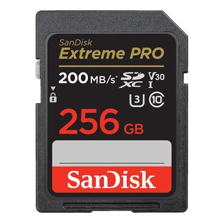 SANDISK Extreme PRO (UHS-I) - scheda di memoria SDXC (256 GB, 200 MB/s, nero)