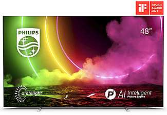 PHILIPS 48OLED806/12 4K UHD Android Smart OLED Ambilight televízió, 121 cm