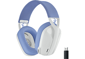 LOGITECH G435 - Cuffie per gaming, Bianco sporco e lilla