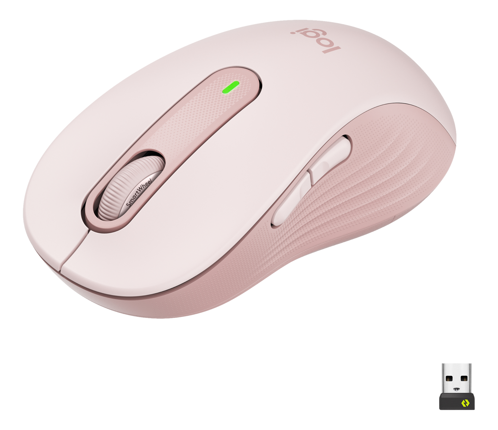 LOGITECH Signature M650 Large - Kabellose Maus (Rose)