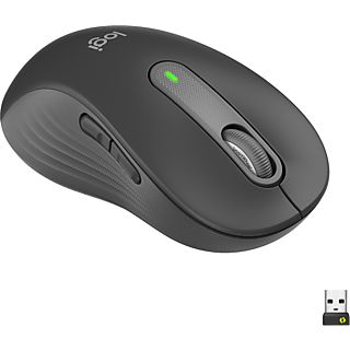 LOGITECH Signature M650 Large Left - Mouse senza fili (Grafite)