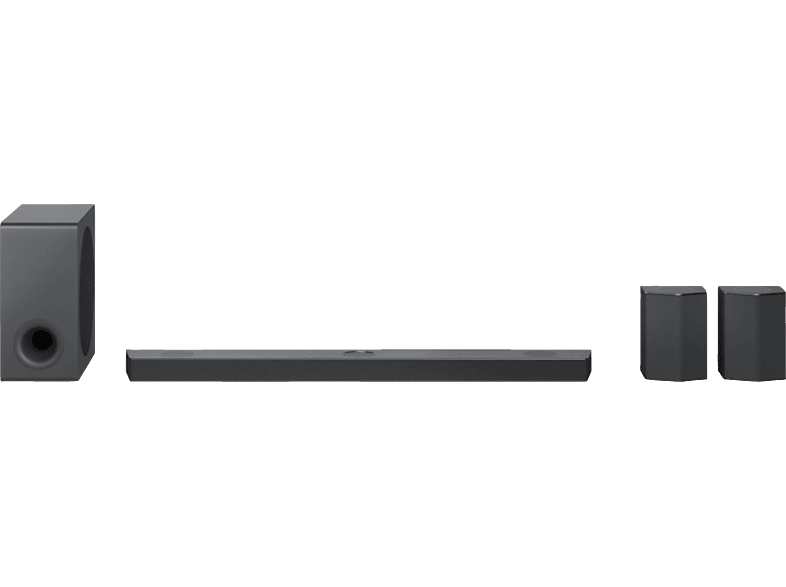 LG DS95QR, Soundbar, Dark Silver Steel