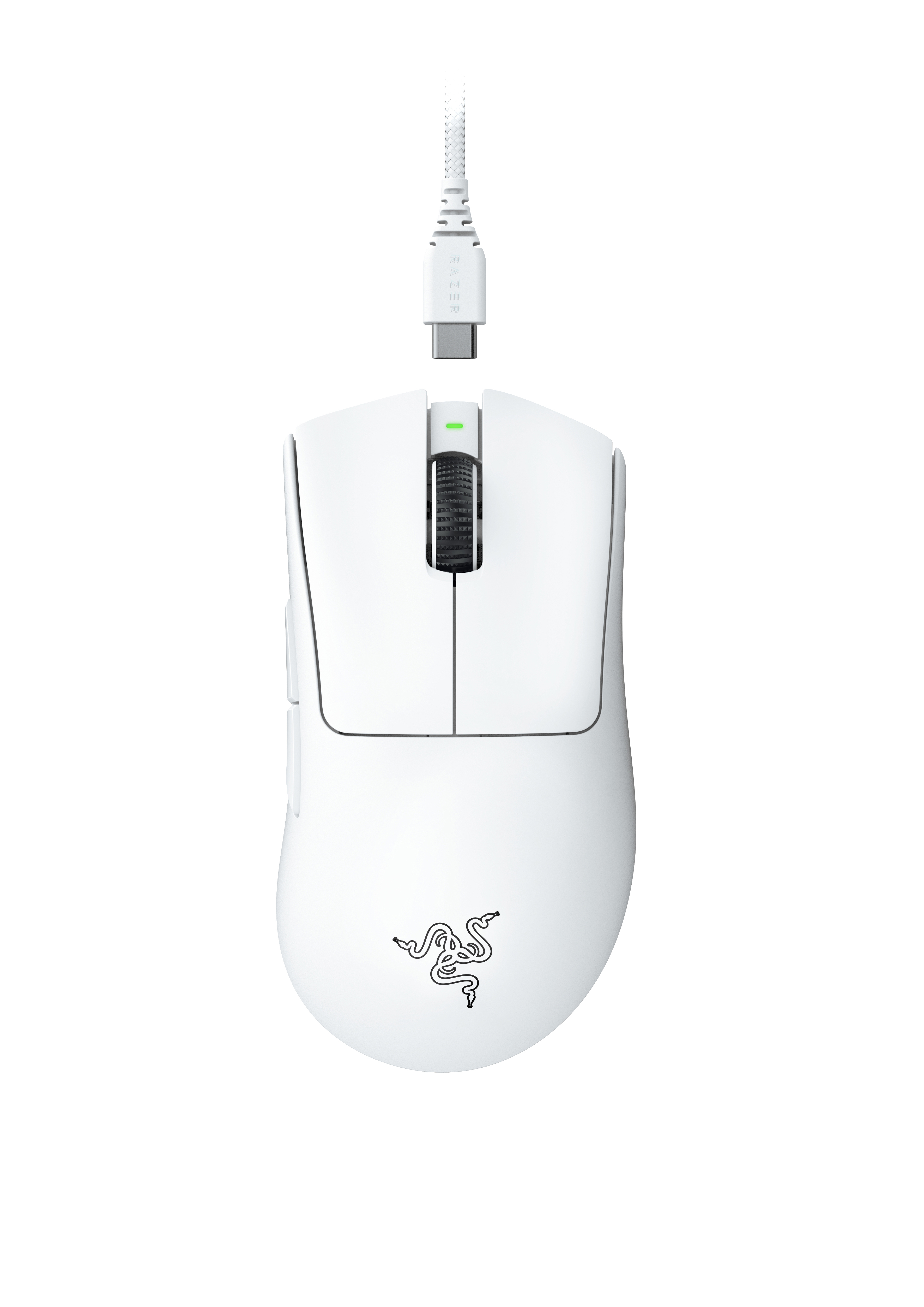 RAZER DeathAdder V3 Pro Gaming Maus, Weiß Gaming Maus Razer 
