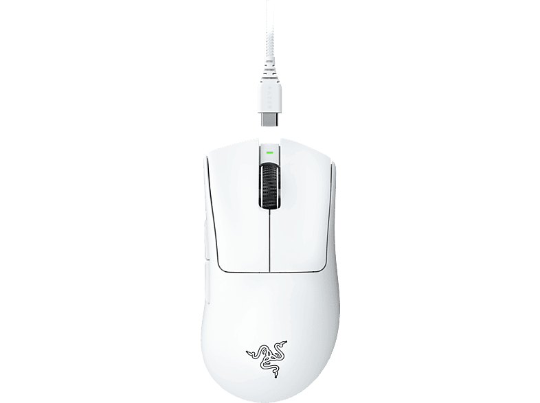 RAZER DeathAdder V3 Pro Gaming Maus, Weiß | Gaming Mäuse