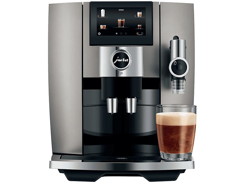 JURA J8 (EA) Kaffeevollautomat Midnight Silver