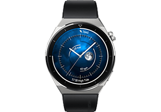 HUAWEI Watch GT3 Pro 46mm Titanyum Kasa Siyah Kauçuk Kayış Akıllı Saat