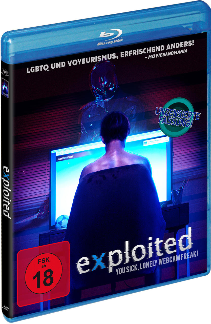 Blu-ray-Disc: Mann vor einem Computer, ein anderer Mann im Hintergrund.