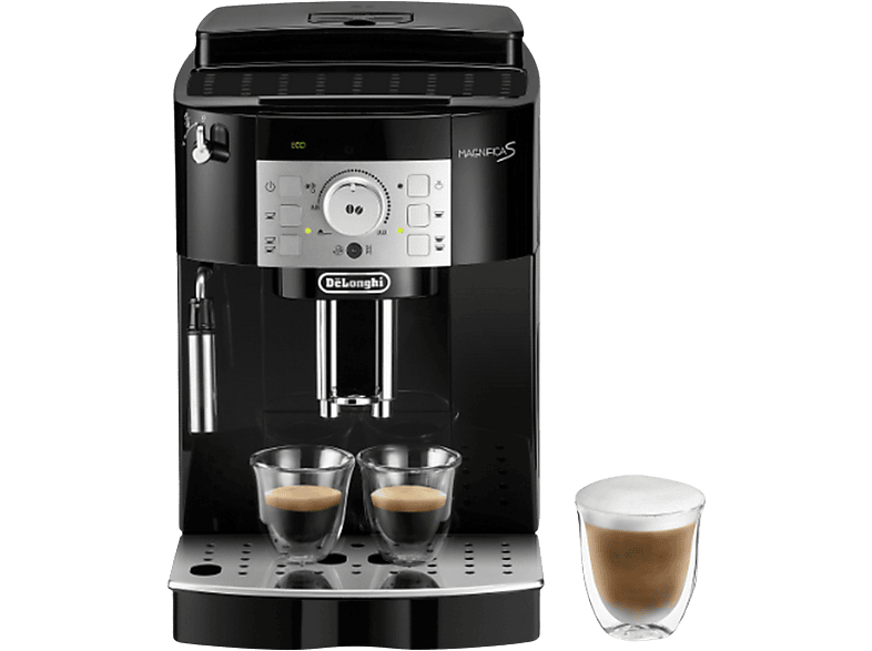 De'Longhi Magnifica S ECAM22.113.B, Molinillo integrado, Sistema Thermoblock, Vaporizador, 1450 W, 15 bar, Negro