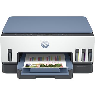 Impresora multifunción - HP Smart Tank 7006, Color/Mono, 9 ppm, incluye tinta hasta 3 años, Wi-Fi, Azul