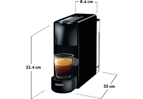 KRUPS Nespresso XN1118 Essenza Mini Zwart + Aerroccino3