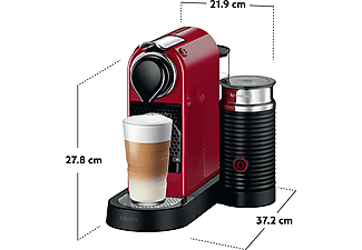 Aardbei belangrijk ongebruikt KRUPS Nespresso CitiZ & Milk XN7615 | Rood kopen? | MediaMarkt