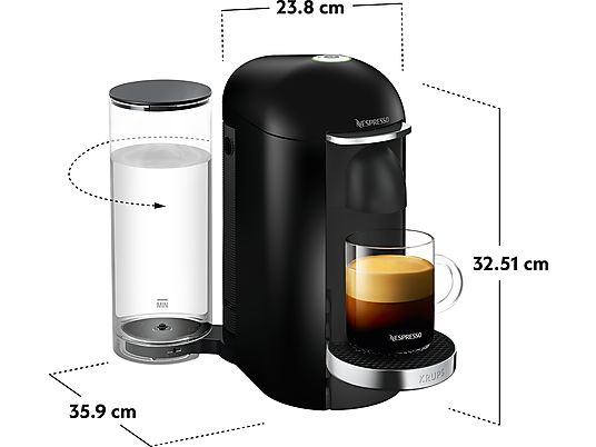 KRUPS Nespresso Vertuo Plus XN9008 Zwart