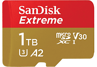 SANDISK Extreme 1TB microSDXC Kit, UHS-I U3, A2, Class 10