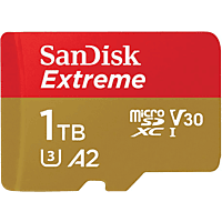 SANDISK Extreme 1TB microSDXC Kit, UHS-I U3, A2, Class 10