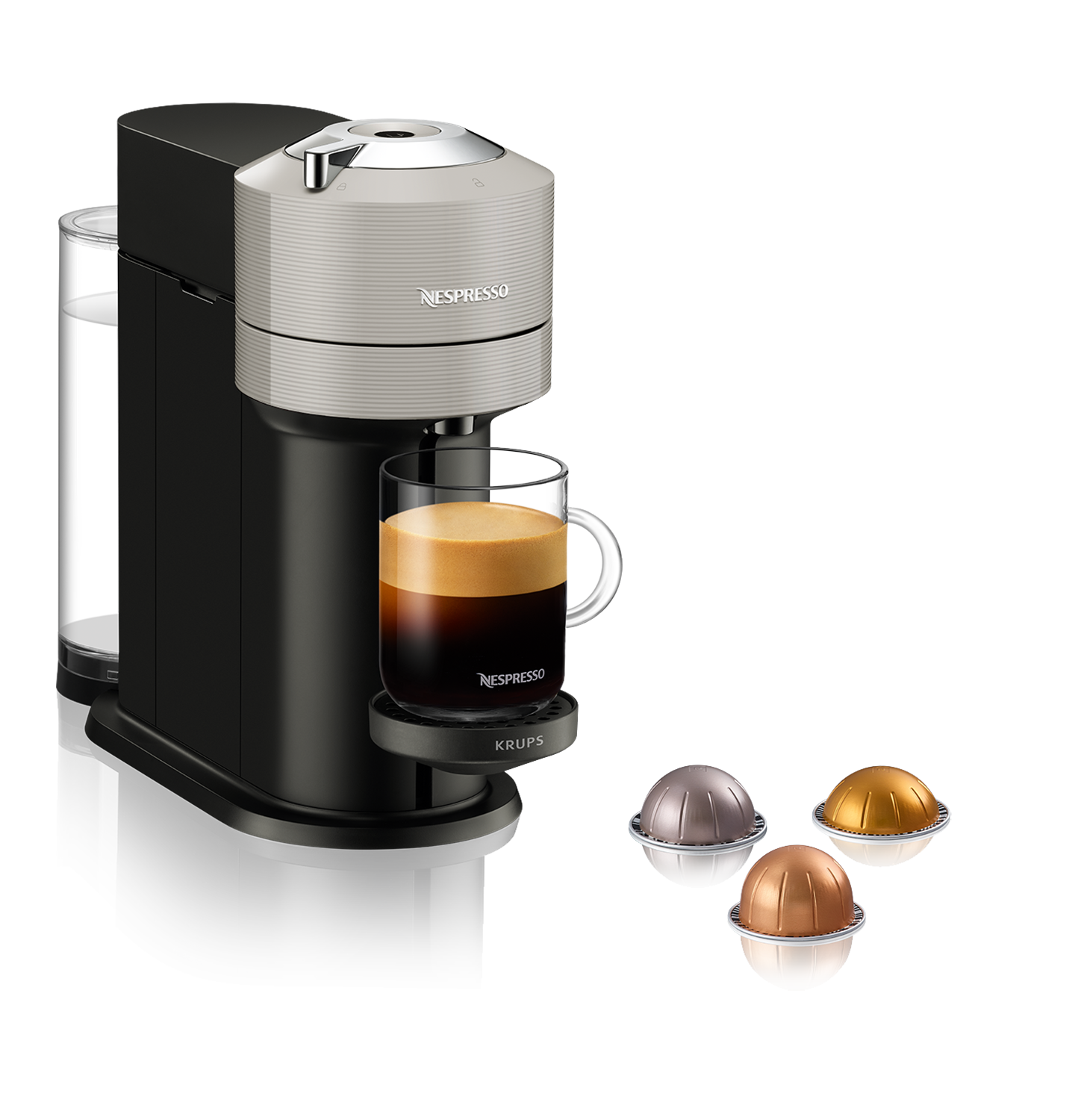 KRUPS Nespresso Vertuo Next XN910B Lichtgrijs