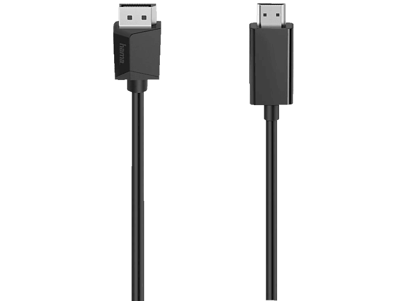 HAMA DisplayPort-Stecker auf HDMI-Stecker, Kabel, 1,5 m
