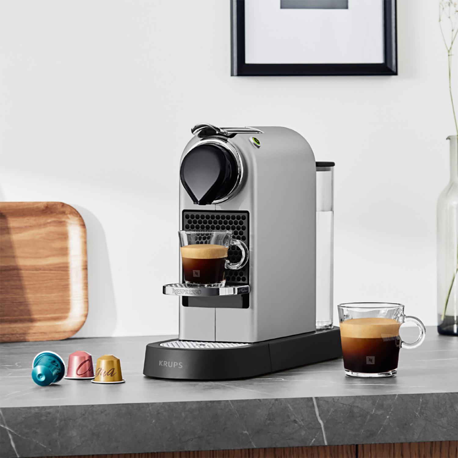 KRUPS Nespresso CitiZ XN741B Zilver kopen? | MediaMarkt